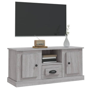 Έπιπλο Τηλεόρασης Γκρι Sonoma 100x35,5x45 εκ. Επεξ. Ξύλο