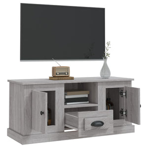 Έπιπλο Τηλεόρασης Γκρι Sonoma 100x35,5x45 εκ. Επεξ. Ξύλο