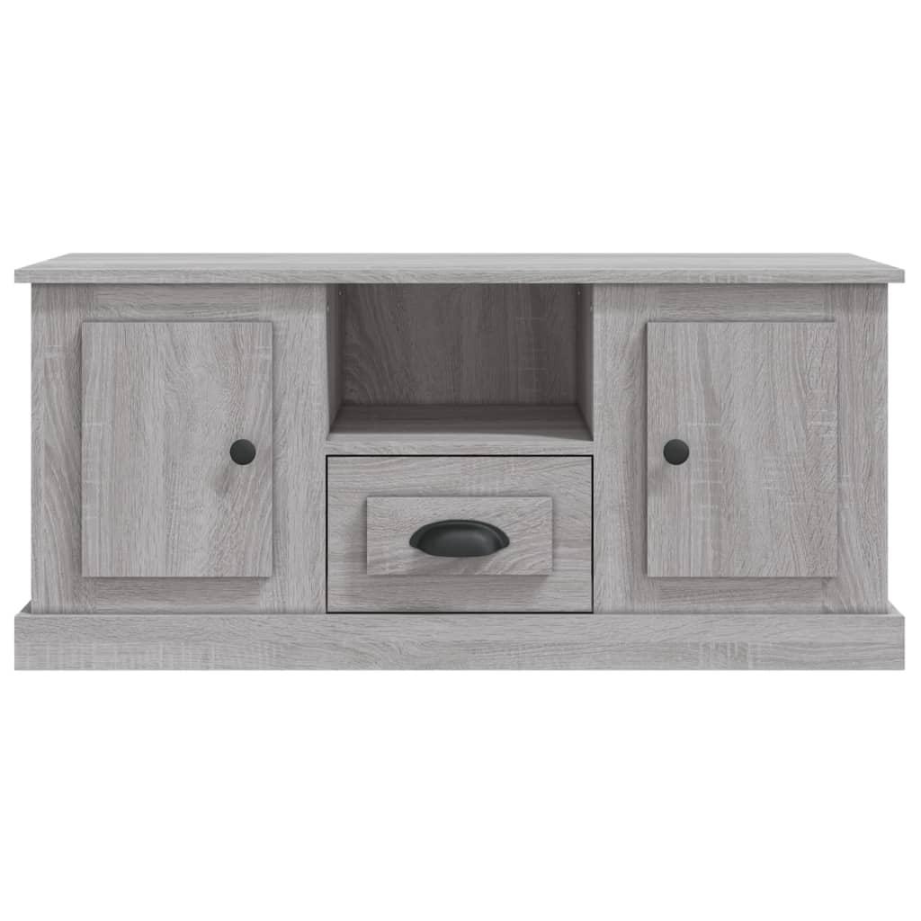 Έπιπλο Τηλεόρασης Γκρι Sonoma 100x35,5x45 εκ. Επεξ. Ξύλο