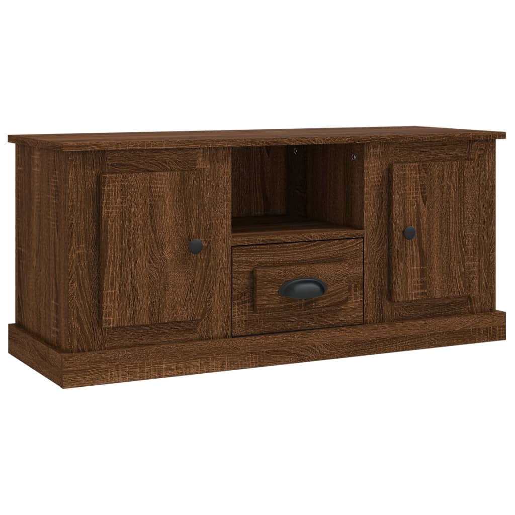Έπιπλο Τηλεόρασης Καφέ δρυς 100 x 35,5 x 45 εκ. Επεξ. Ξύλο