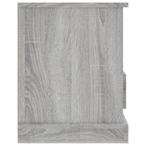 Έπιπλο Τηλεόρασης Γκρι Sonoma93x35,5x45 εκ. από Επεξεργ. Ξύλο