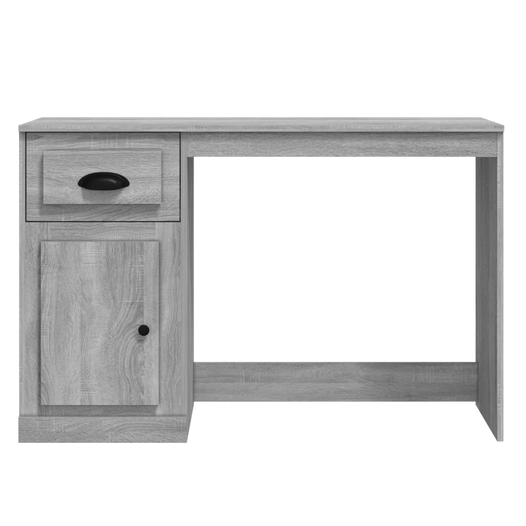 Γραφείο με Συρτάρι Γκρι Sonoma 115x50x75 εκ. Επεξεργασμένο Ξύλο