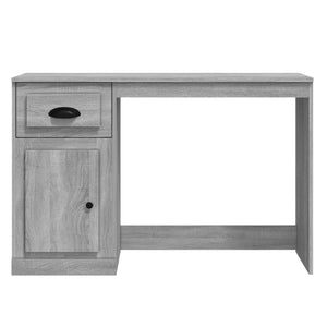 Γραφείο με Συρτάρι Γκρι Sonoma 115x50x75 εκ. Επεξεργασμένο Ξύλο