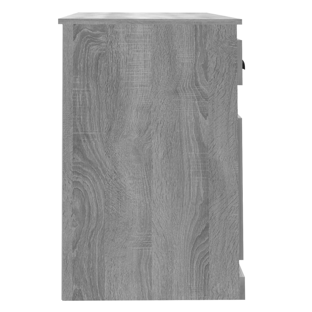 Γραφείο με Συρτάρι Γκρι Sonoma 115x50x75 εκ. Επεξεργασμένο Ξύλο
