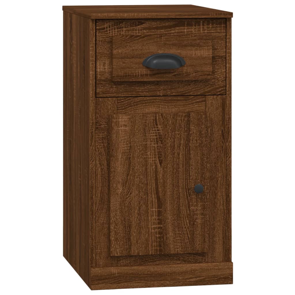 Ντουλάπι με Συρτάρι Καφέ Δρυς 40x50x75 εκ. Επεξεργ. Ξύλο