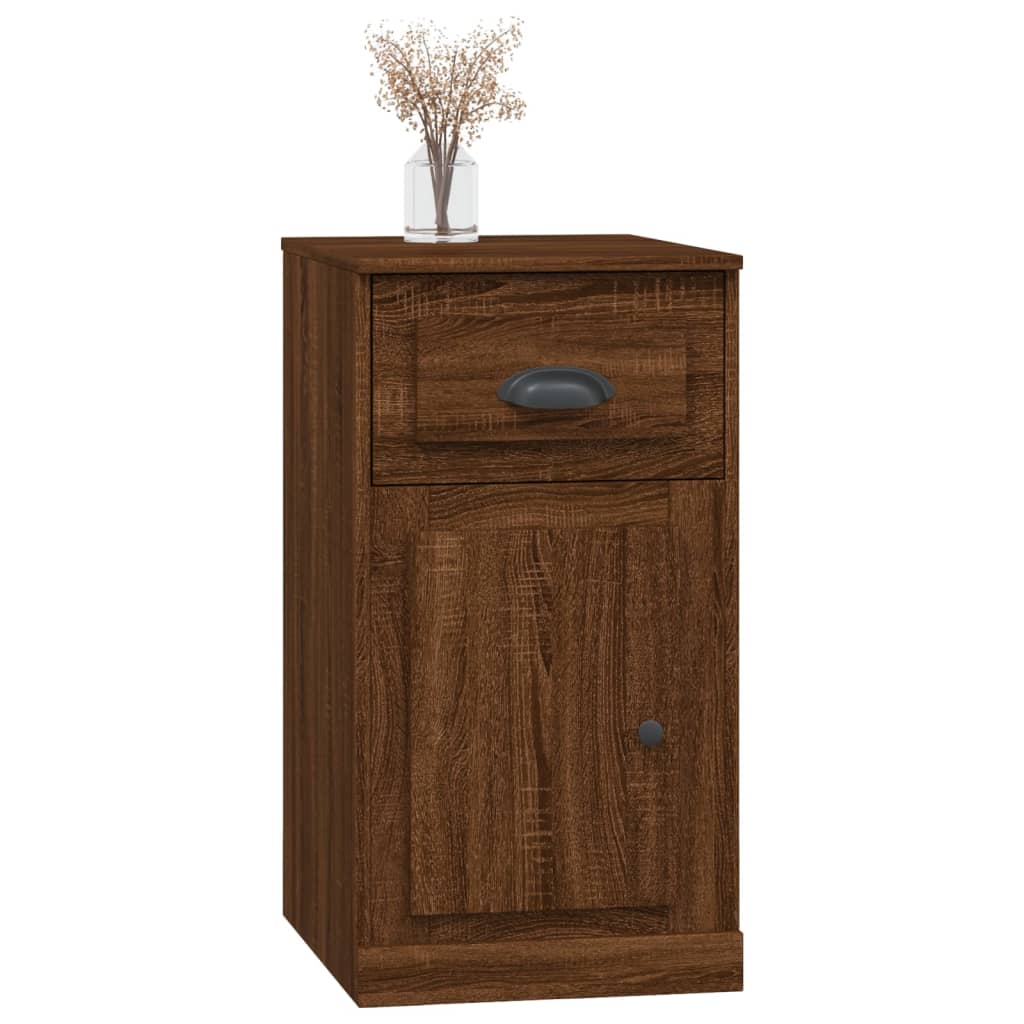 Ντουλάπι με Συρτάρι Καφέ Δρυς 40x50x75 εκ. Επεξεργ. Ξύλο