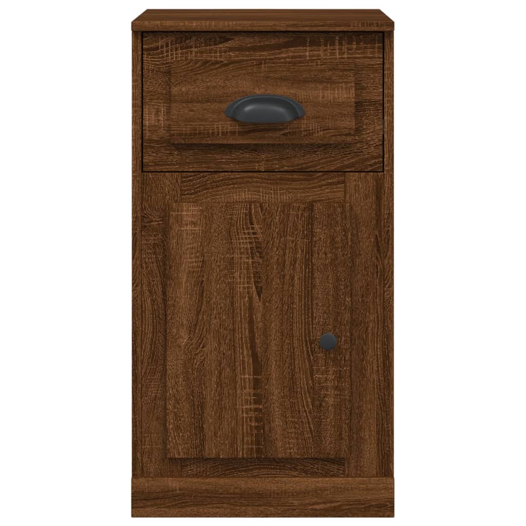 Ντουλάπι με Συρτάρι Καφέ Δρυς 40x50x75 εκ. Επεξεργ. Ξύλο