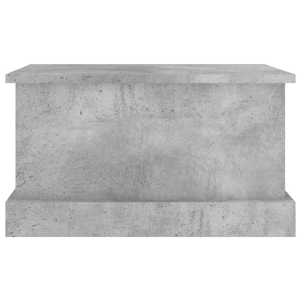 Κουτί Αποθήκευσης Γκρι Σκυροδέματος 50x30x28 εκ. Επεξεργ. Ξύλο - Pakobazaar