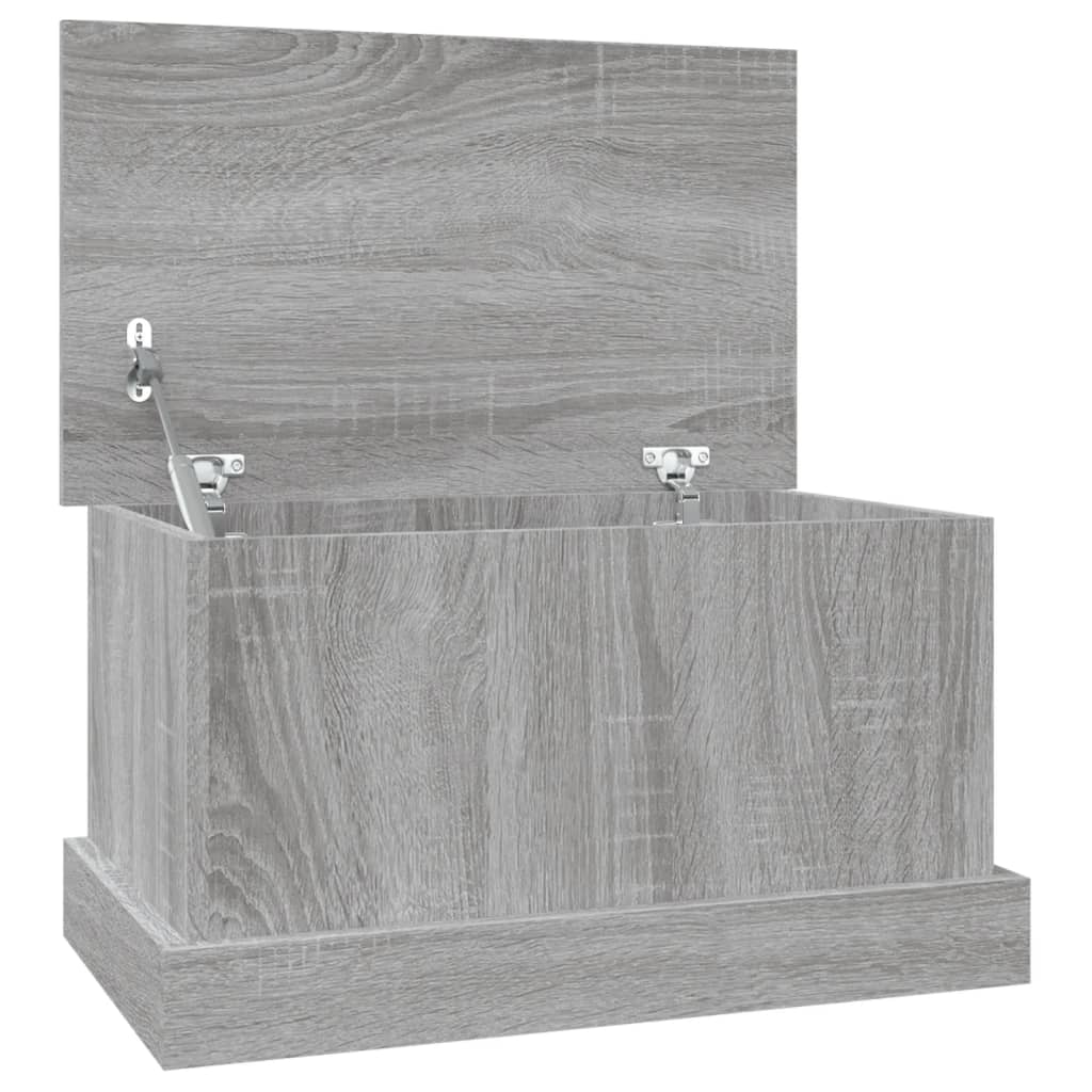 Κουτί Αποθήκευσης Γκρι sonoma 50x30x28 εκ. Επεξεργασμένο Ξύλο - Pakobazaar
