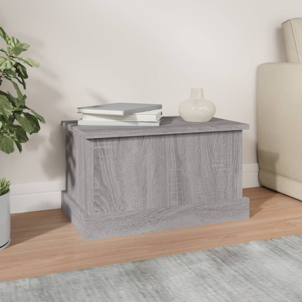 Κουτί Αποθήκευσης Γκρι sonoma 50x30x28 εκ. Επεξεργασμένο Ξύλο - Pakobazaar