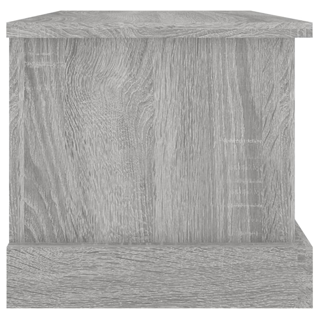 Κουτί Αποθήκευσης Γκρι sonoma 50x30x28 εκ. Επεξεργασμένο Ξύλο - Pakobazaar