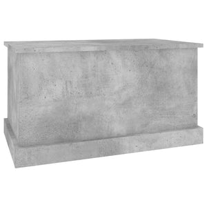 Κουτί Αποθήκευσης Γκρι Σκυροδέματος 70x40x38 εκ. Επεξεργ. Ξύλο - Pakobazaar