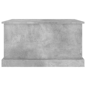 Κουτί Αποθήκευσης Γκρι Σκυροδέματος 70x40x38 εκ. Επεξεργ. Ξύλο - Pakobazaar