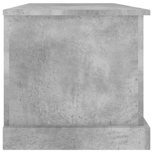 Κουτί Αποθήκευσης Γκρι Σκυροδέματος 70x40x38 εκ. Επεξεργ. Ξύλο - Pakobazaar