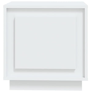 Κομοδίνα 2 τεμ. Λευκά 44 x 35 x 45 εκ. από Επεξεργασμένο Ξύλο