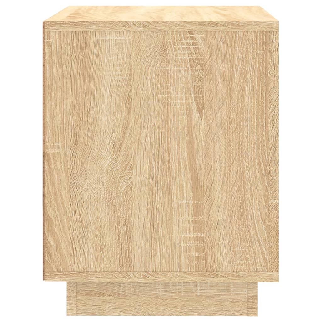 Κομοδίνα 2 τεμ. Sonoma Δρυς 44x35x45 εκ. από Επεξεργασμένο Ξύλο