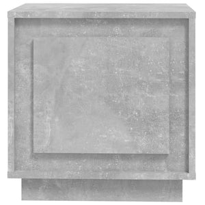 Κομοδίνο Γκρι Σκυρ. 44x35x45 εκ. από Επεξεργασμένο Ξύλο