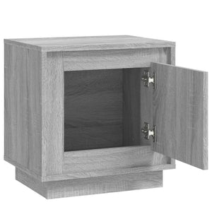 Κομοδίνο Γκρι Sonoma 44 x 35 x 45 εκ. από Επεξεργασμένο Ξύλο