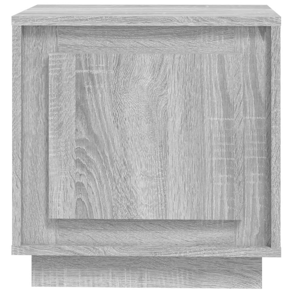 Κομοδίνο Γκρι Sonoma 44 x 35 x 45 εκ. από Επεξεργασμένο Ξύλο