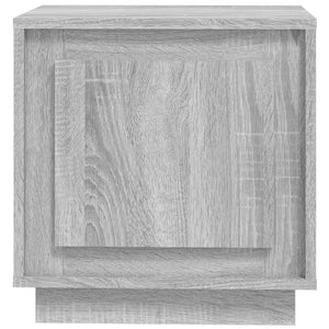 Κομοδίνο Γκρι Sonoma 44 x 35 x 45 εκ. από Επεξεργασμένο Ξύλο