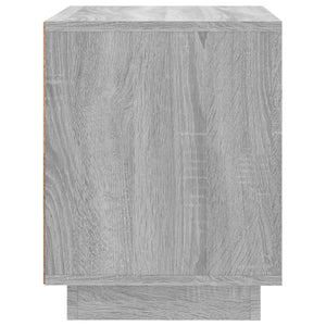 Κομοδίνο Γκρι Sonoma 44 x 35 x 45 εκ. από Επεξεργασμένο Ξύλο