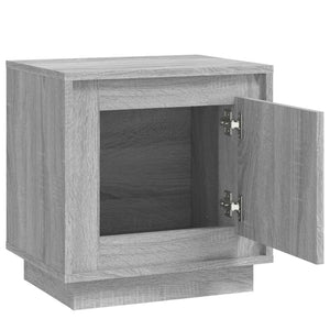 Κομοδίνα 2 τεμ. Γκρι Sonoma 44x35x45 εκ. από Επεξεργασμένο Ξύλο