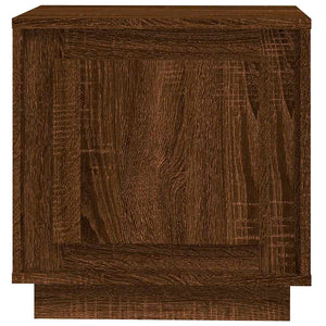 Κομοδίνα 2 Τεμ. Καφέ Δρυς 44 x 35 x 45 εκ. Επεξεργασμένο Ξύλο