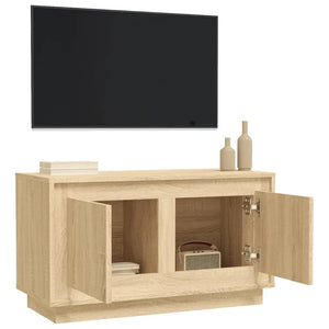 Έπιπλο Τηλεόρασης Sonoma Δρυς 80x35x45 εκ. Επεξ. Ξύλο - Pakobazaar
