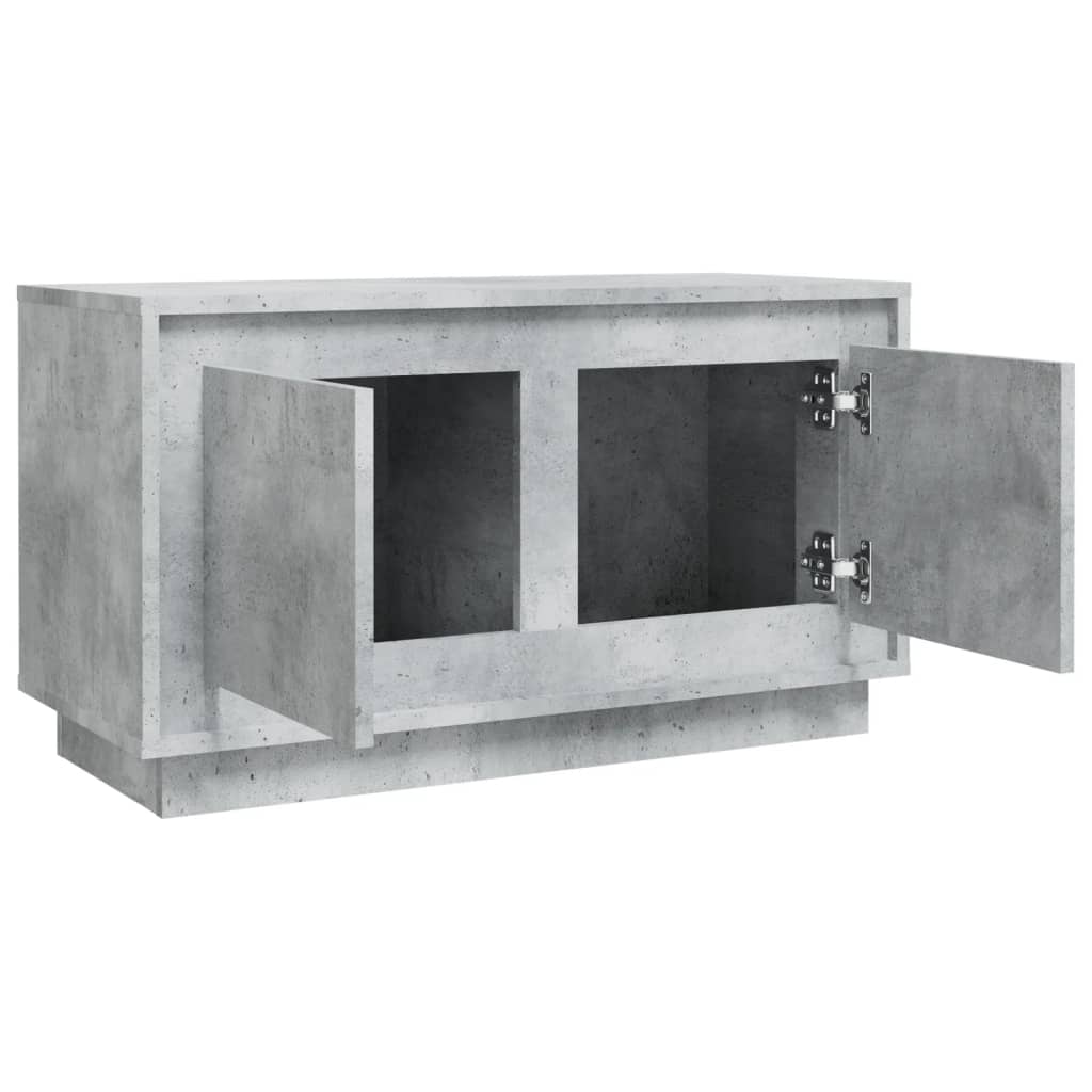 Έπιπλο Τηλεόρασης Γκρι Σκυρ. 80x35x45 εκ. Επεξ. Ξύλο