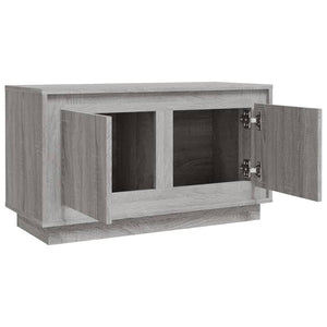 Έπιπλο Τηλεόρασης Γκρι Sonoma 80x35x45 εκ. από Επεξεργ. Ξύλο