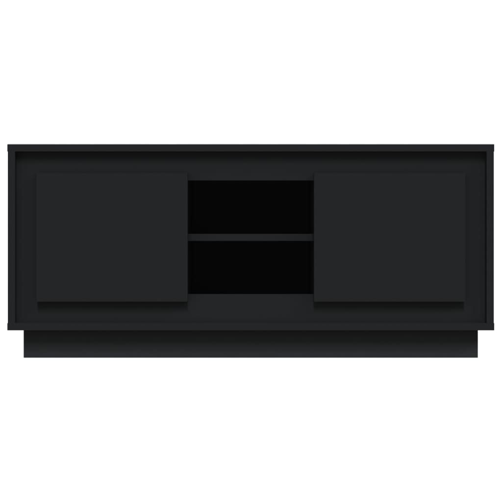 Έπιπλο Τηλεόρασης Μαύρο 102x35x45 εκ. Επεξεργασμένο Ξύλο
