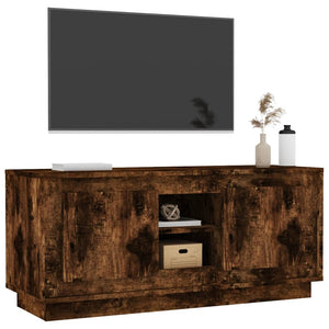 Έπιπλο Τηλεόρασης Καπνιστή Δρυς 102x35x45 εκ. Επεξ. Ξύλο