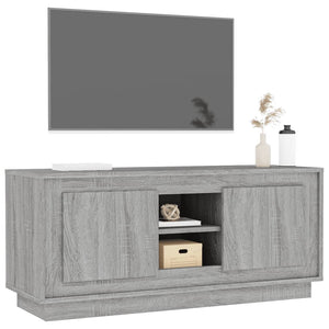 Έπιπλο Τηλεόρασης Γκρι Sonoma 102x35x45 εκ. από Επεξεργ. Ξύλο - Pakobazaar