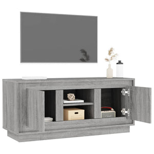 Έπιπλο Τηλεόρασης Γκρι Sonoma 102x35x45 εκ. από Επεξεργ. Ξύλο - Pakobazaar