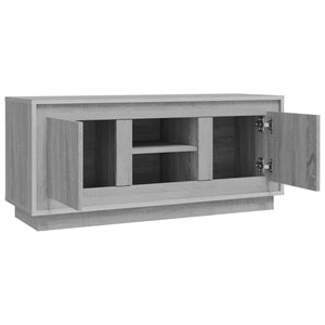 Έπιπλο Τηλεόρασης Γκρι Sonoma 102x35x45 εκ. από Επεξεργ. Ξύλο - Pakobazaar