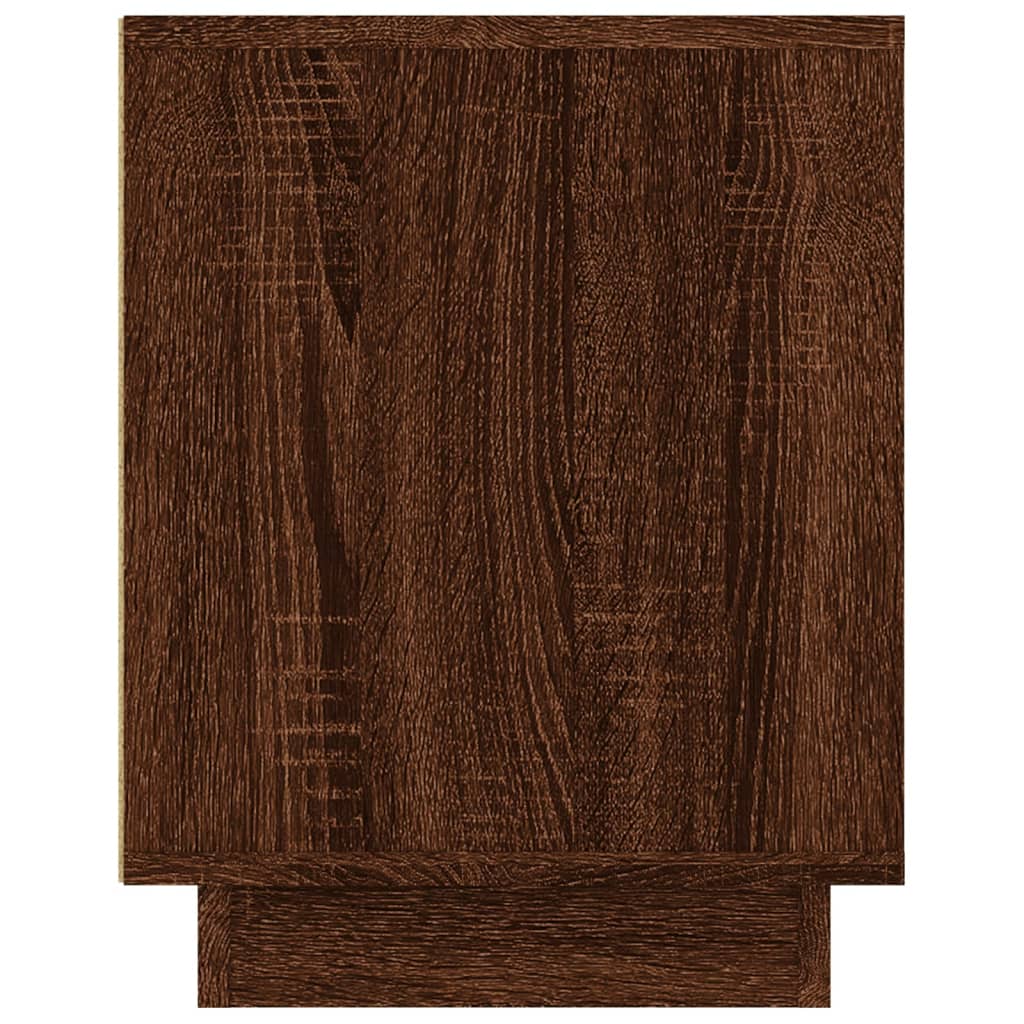 Έπιπλο Τηλεόρασης Καφέ Δρυς 102 x 35 x 45 εκ. από Επεξεργ. Ξύλο - Pakobazaar