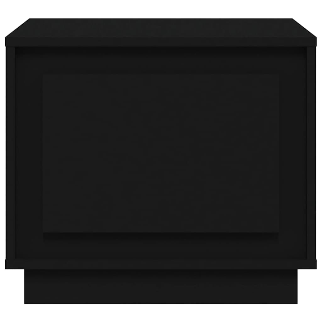 Τραπεζάκι Σαλονιού Μαύρο 51x50x44 εκ. από Επεξεργασμένο Ξύλο