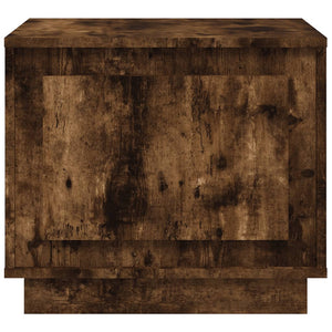 Τραπεζάκι Σαλονιού Καπνιστή Δρυς 51x50x44 εκ. Επεξεργασμ. Ξύλο