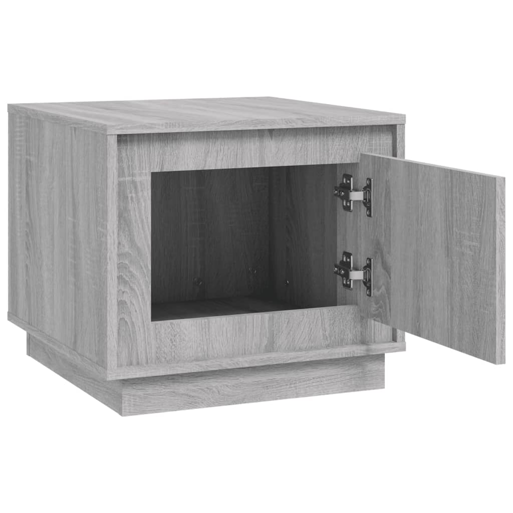 Τραπεζάκι Σαλονιού Γκρι Sonoma 51x50x44 εκ. Επεξεργασμένο Ξύλο