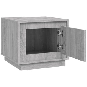 Τραπεζάκι Σαλονιού Γκρι Sonoma 51x50x44 εκ. Επεξεργασμένο Ξύλο