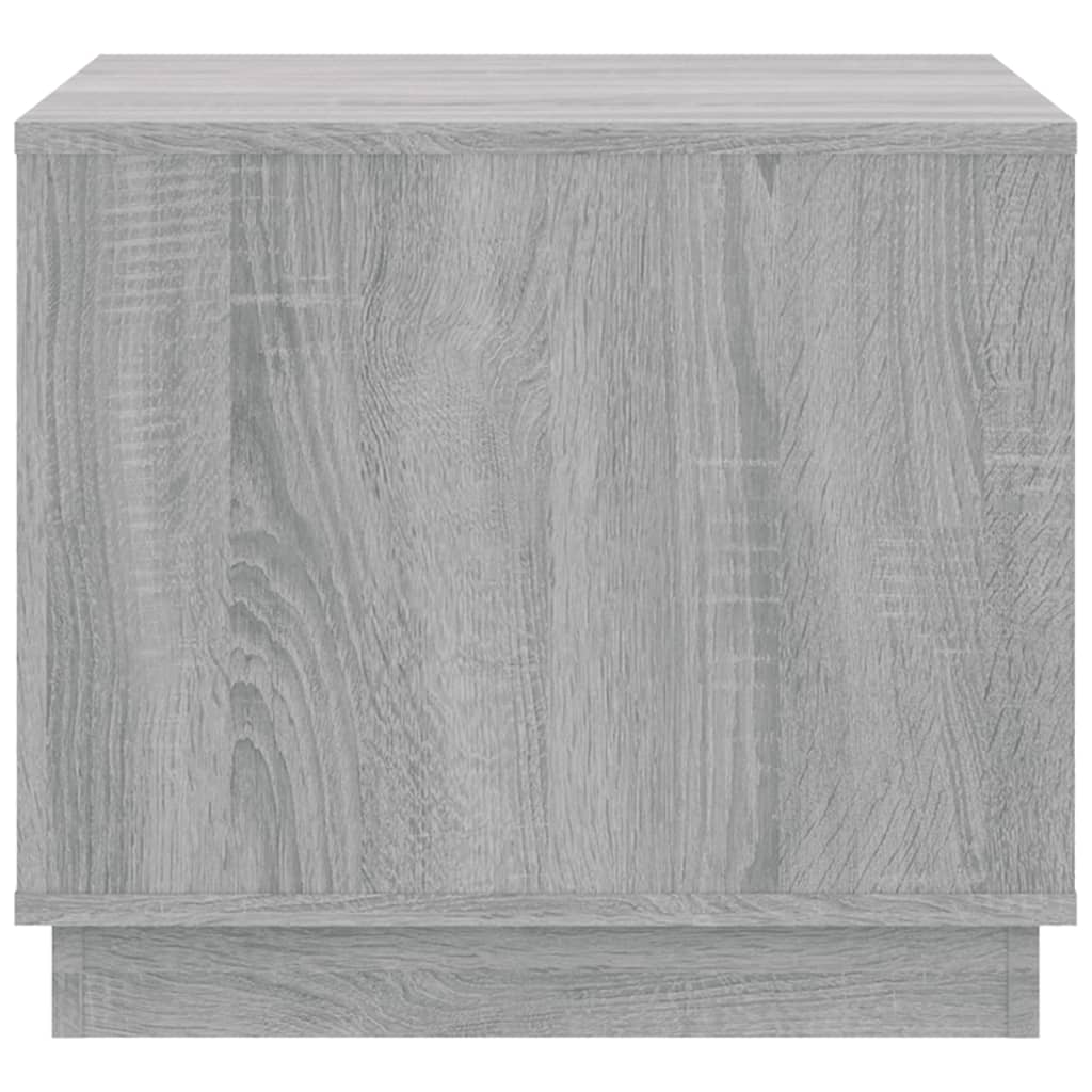 Τραπεζάκι Σαλονιού Γκρι Sonoma 51x50x44 εκ. Επεξεργασμένο Ξύλο