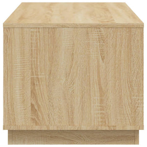 Τραπεζάκι Σαλονιού Sonoma Δρυς 102x50x44 εκ. Επεξεργασμένο Ξύλο - Pakobazaar