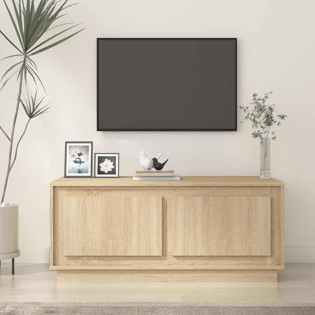 Τραπεζάκι Σαλονιού Sonoma Δρυς 102x50x44 εκ. Επεξεργασμένο Ξύλο - Pakobazaar