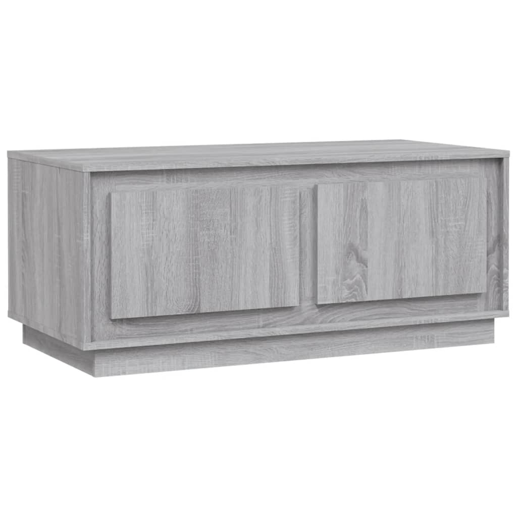 Τραπεζάκι Σαλονιού Γκρι Sonoma 102x50x44 εκ. Επεξεργασμένο Ξύλο