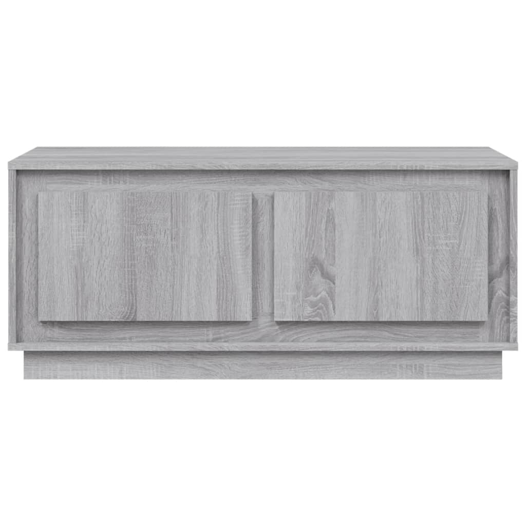 Τραπεζάκι Σαλονιού Γκρι Sonoma 102x50x44 εκ. Επεξεργασμένο Ξύλο
