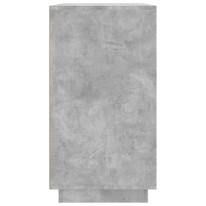 Ντουλάπι Γκρι Σκυροδέματος 80x34x75 εκ. Επεξεργασμένο Ξύλο