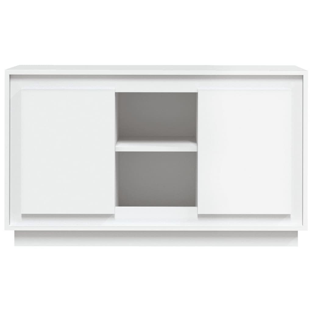 Μπουφές Λευκός 102 x 35 x 60 εκ. από Επεξεργασμένο Ξύλο - Pakobazaar