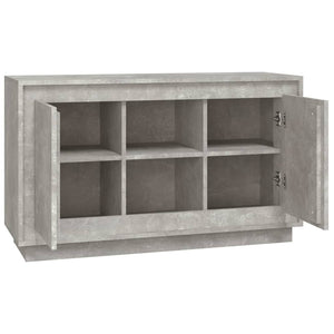 Ντουλάπι Γκρι Σκυροδέματος 102x35x60 εκ. Επεξεργασμένο Ξύλο - Pakobazaar