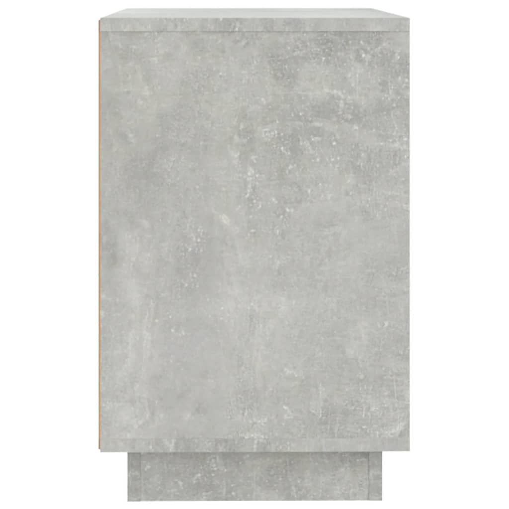 Ντουλάπι Γκρι Σκυροδέματος 102x35x60 εκ. Επεξεργασμένο Ξύλο - Pakobazaar