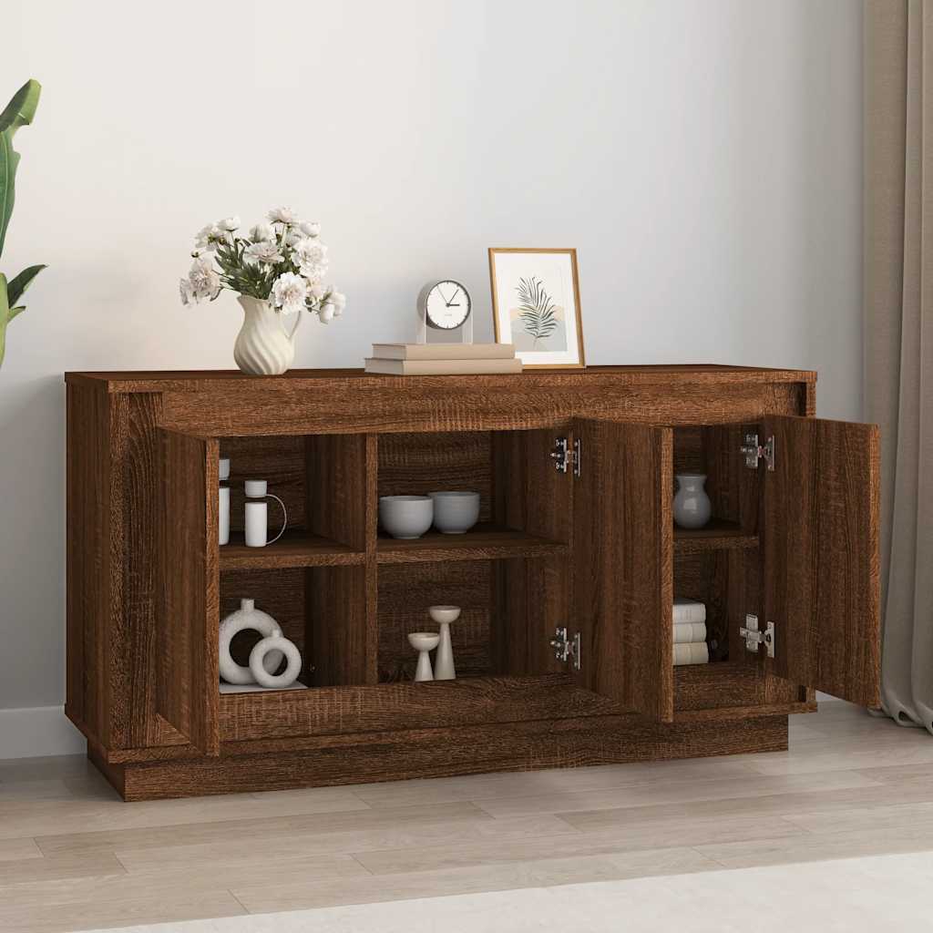 Ντουλάπι Καφέ Δρυς 102x35x55 εκ. από Επεξεργασμένο Ξύλο